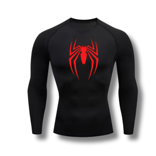 Spiderman Long Sleeve Compression Top