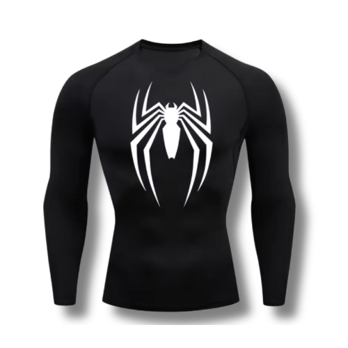 Spiderman Long Sleeve Compression Top