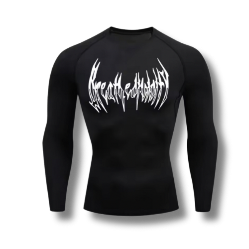 Spikey Long Sleeve Compression Top